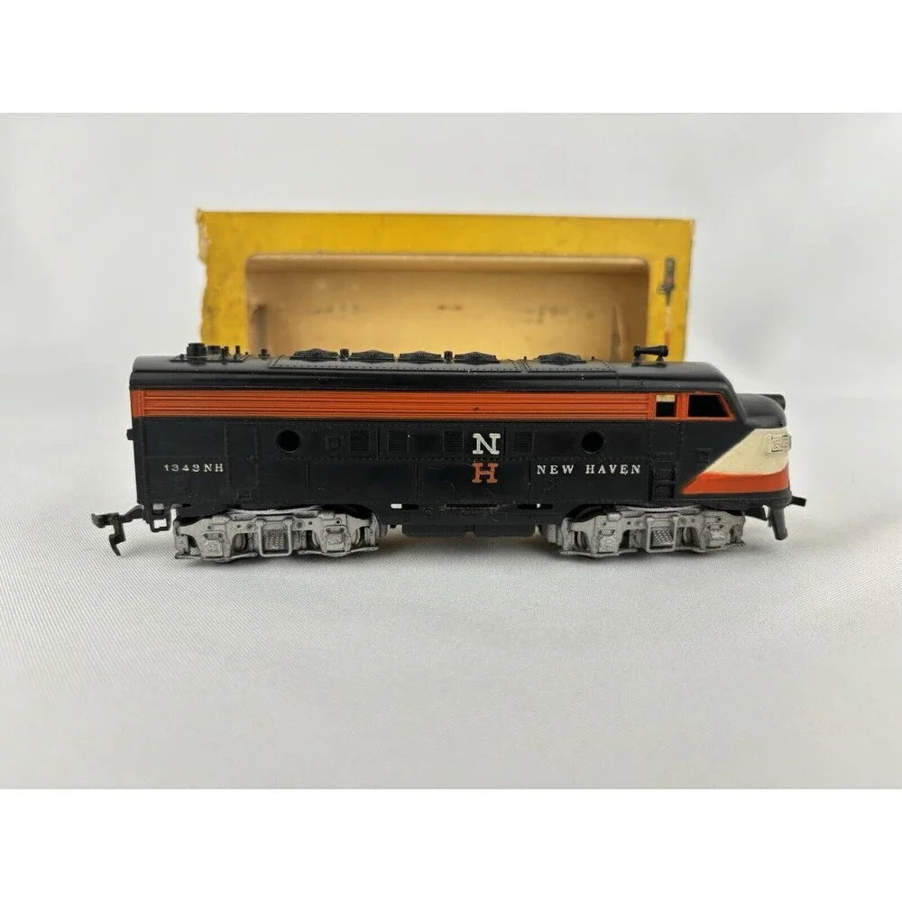 Vintage HO‎ Electric Train Engine- New Haven #1343-  FLEISCHMANN- Germany Rare